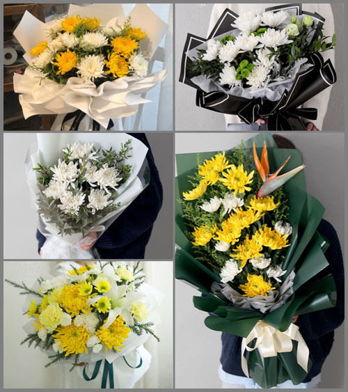 江苏苏州常熟市虞山镇梦兰村白事花束代送